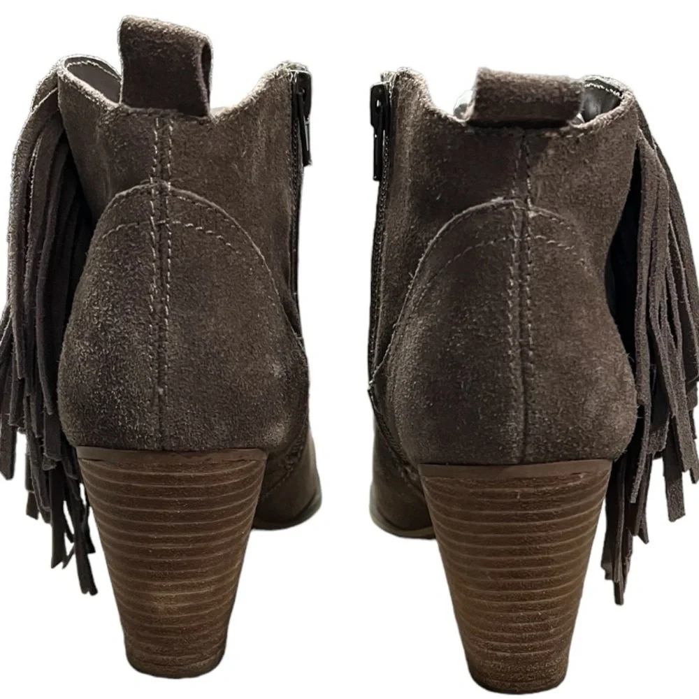 Steve Madden Ohio Western Suede Fringe Bootie Size 9M
